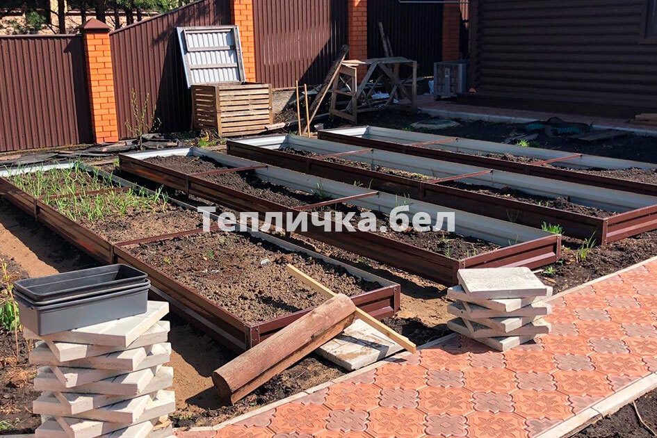 Фото Грядка оцинкованная